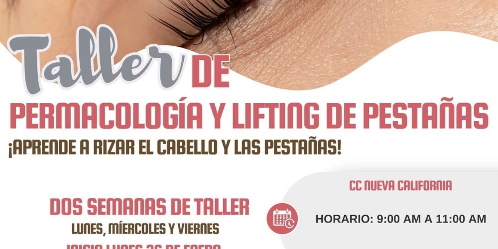 Impulsan capacitación en belleza con taller de permacología y lifting de pestañas en el Centro Comunitario Nueva California