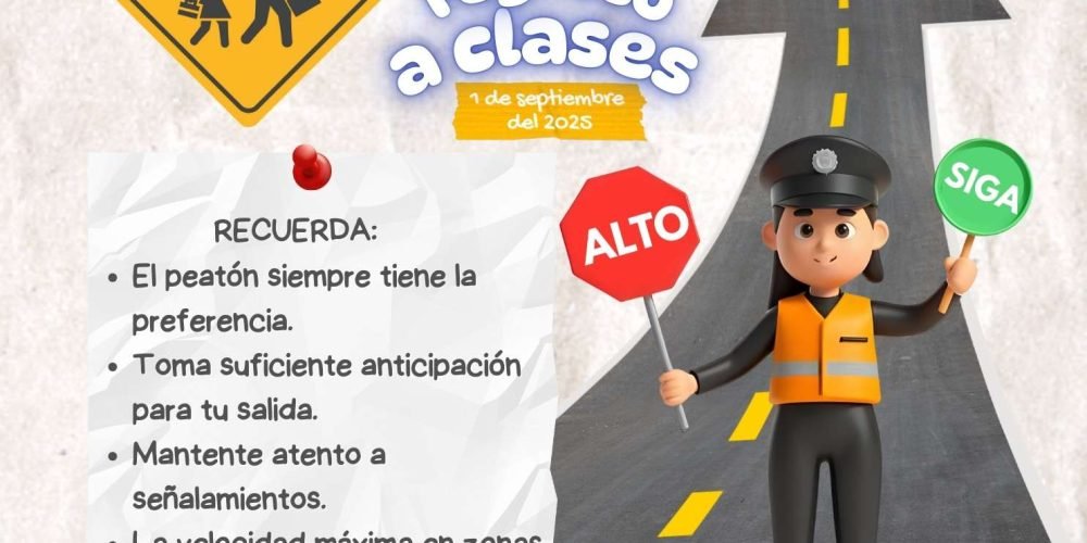Informan sobre dispositivo de Vialidad para este regreso a clases