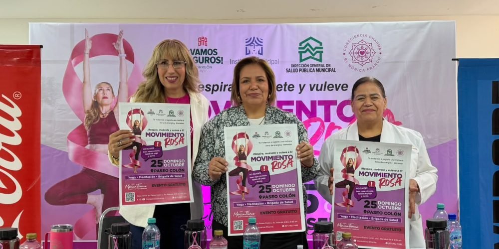 Instituto Municipal de la Mujer impulsa Movimiento Rosa