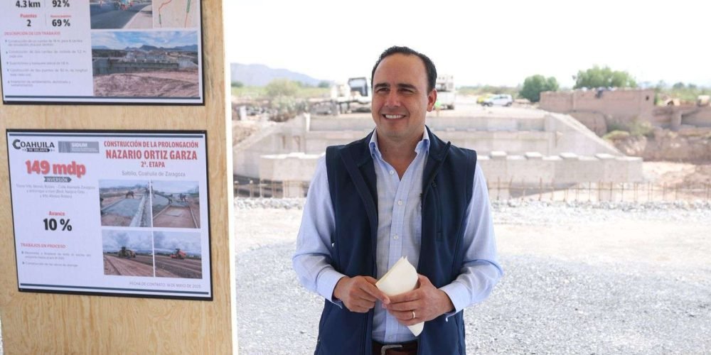 Invirtiendo 2 mil mdp avanzan grandes obras en Coahuila Manolo