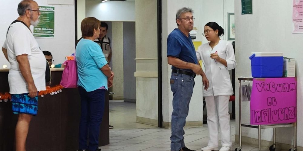 Invitan a aprovechar campaña de vacunación contra la influenza en Salud Municipal