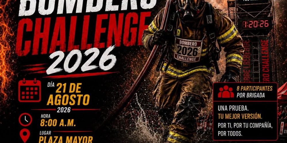 Invitan a participar en el Bombero Challenge 2026