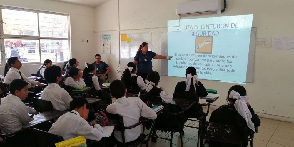 Lleva Ayuntamiento pláticas de educación vial a niñas y niños gomezpalatinos