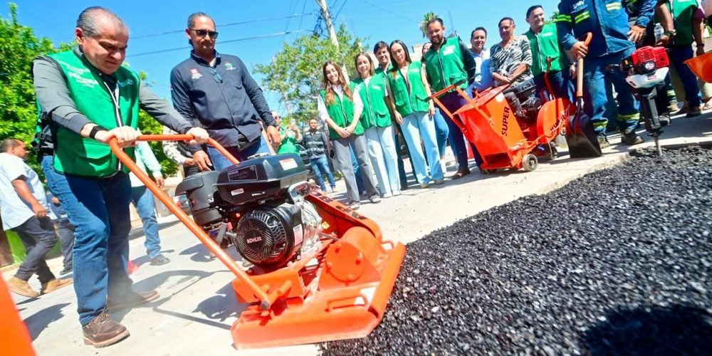 MARS atiende rezago en pavimentación al suroriente de Torreón con el programa A darle parejo