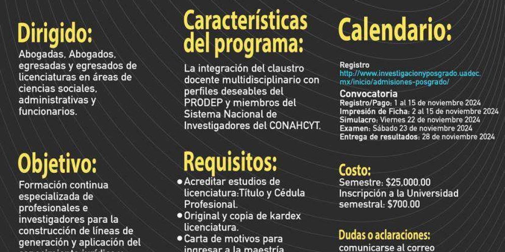 Maestría en Derecho