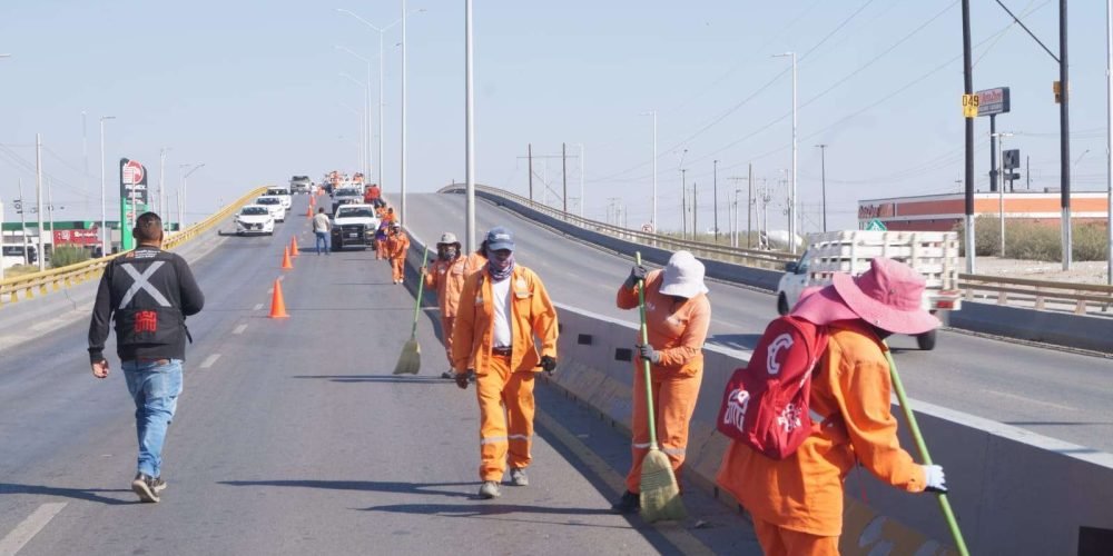 Mejoran la imagen urbana en carretera a Mieleras y bulevares aledaños
