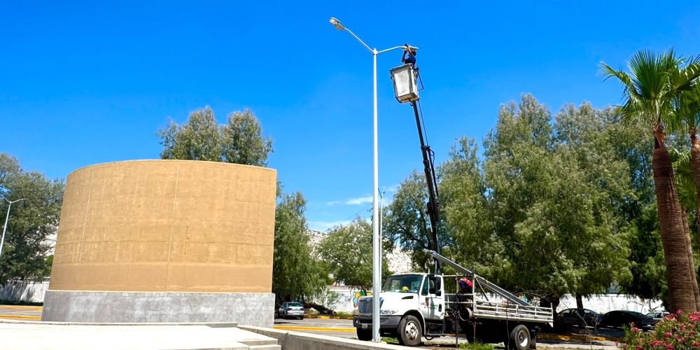 Modernizan alumbrado en La Jabonera