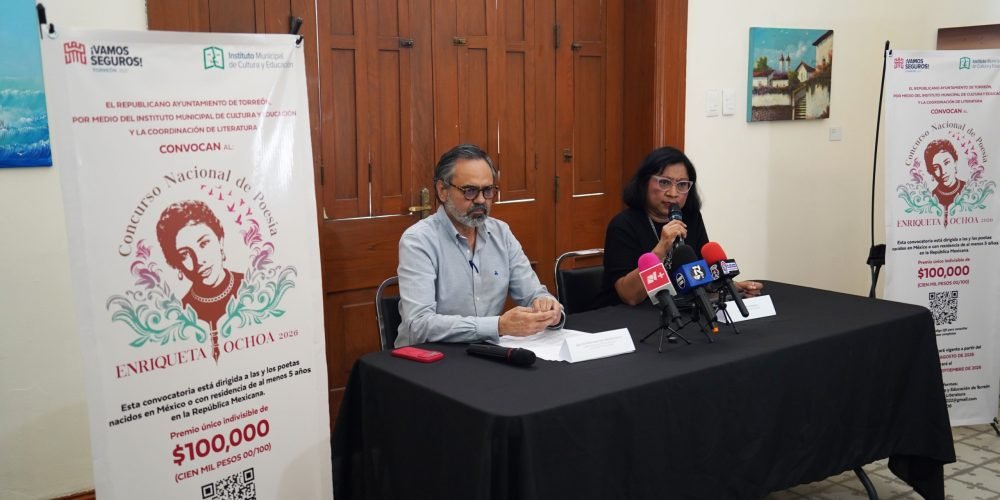 Municipio lanza convocatoria para el Concurso Nacional de Poesía Enriqueta Ochoa 2026