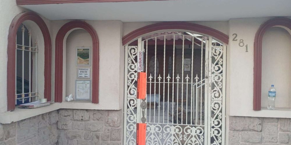 Operativo de fin de semana deriva en clausura de anexo