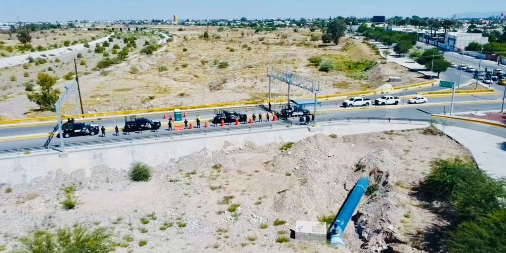 Policía de Torreón mantiene operativos de seguridad en los límites de Coahuila y Durango
