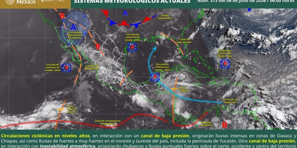 Prevén lluvias fuertes y vientos intensos en Coahuila