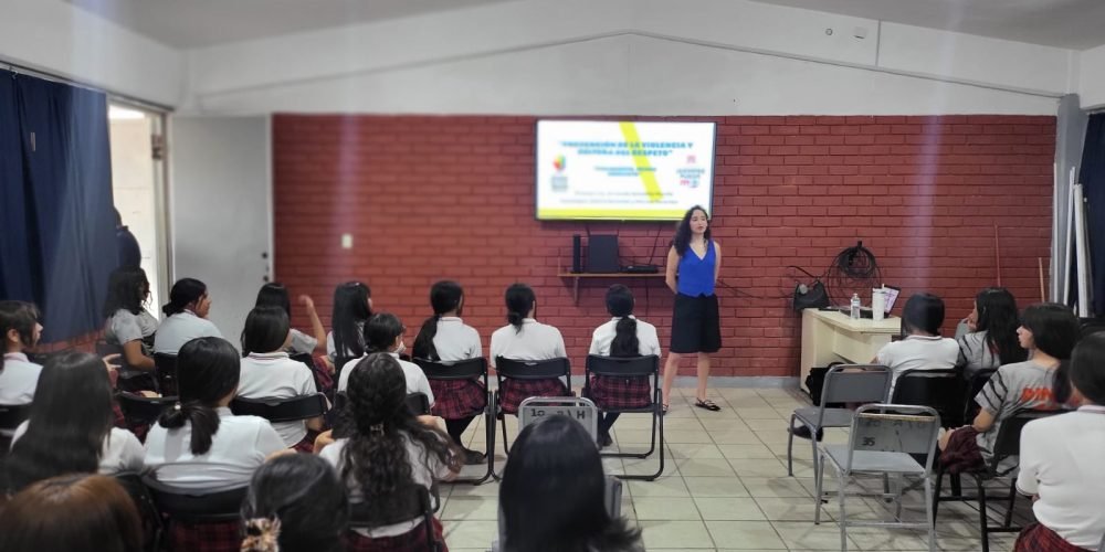 Promueven prevención de la violencia y cultura de respeto en secundarias de Torreón