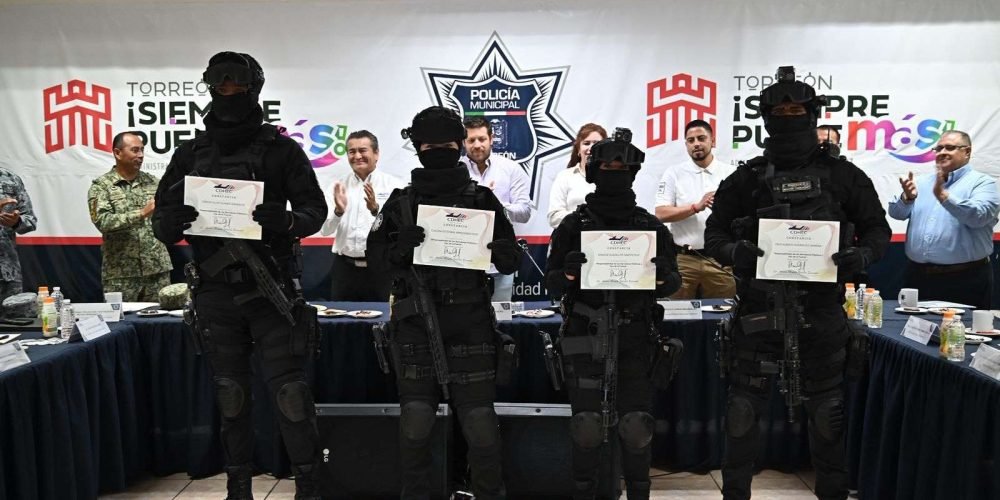 Reafirman coordinación con órdenes de Gobierno para mantener la seguridad en Torreón