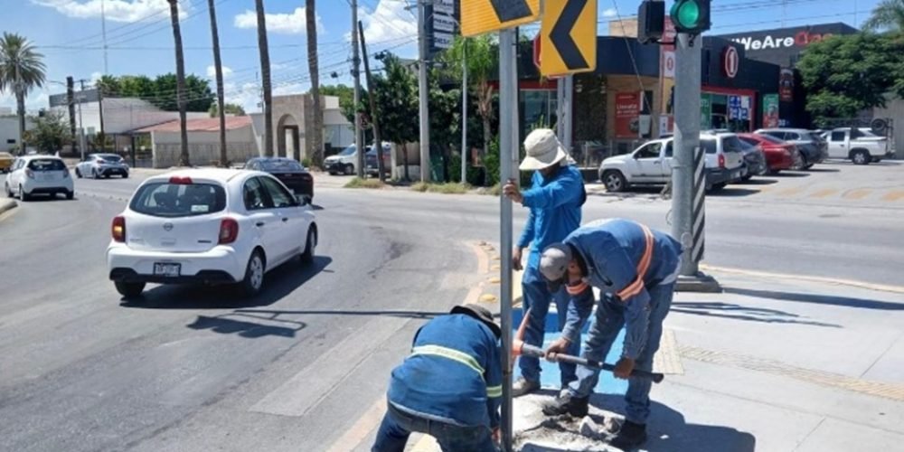 Realiza SIMV más de 100 acciones de señalética en dos semanas