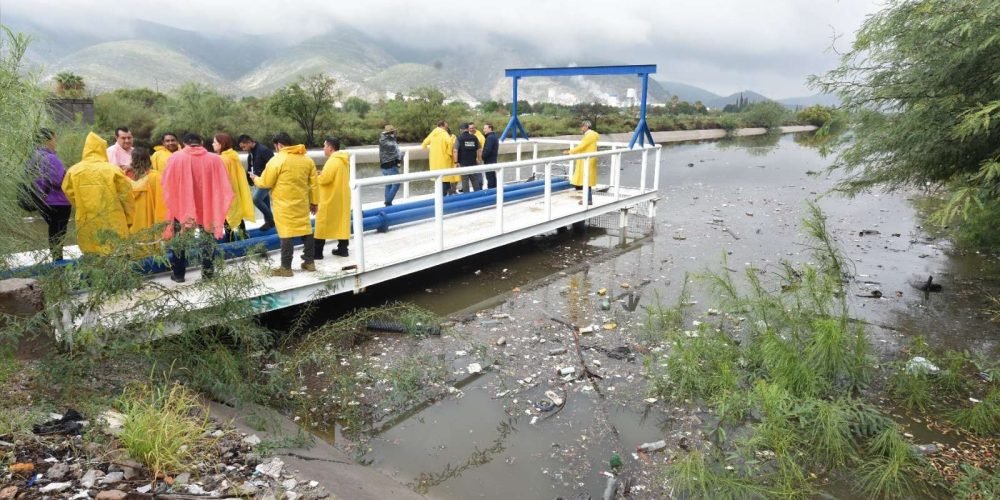 Realizan reunión de prevención en la laguna de regulación de la colonia Santiago Ramírez