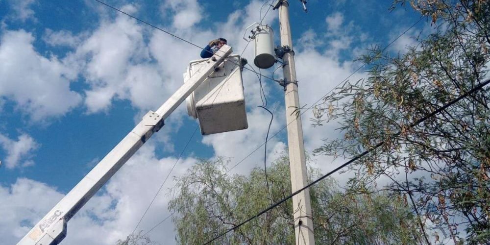 Rehabilitan alumbrado público en Fraccionamiento San Marcos