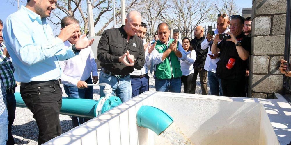 Román Alberto Cepeda González inaugura el pozo de agua “La Noria” en beneficio de más de 30 mil habitantes