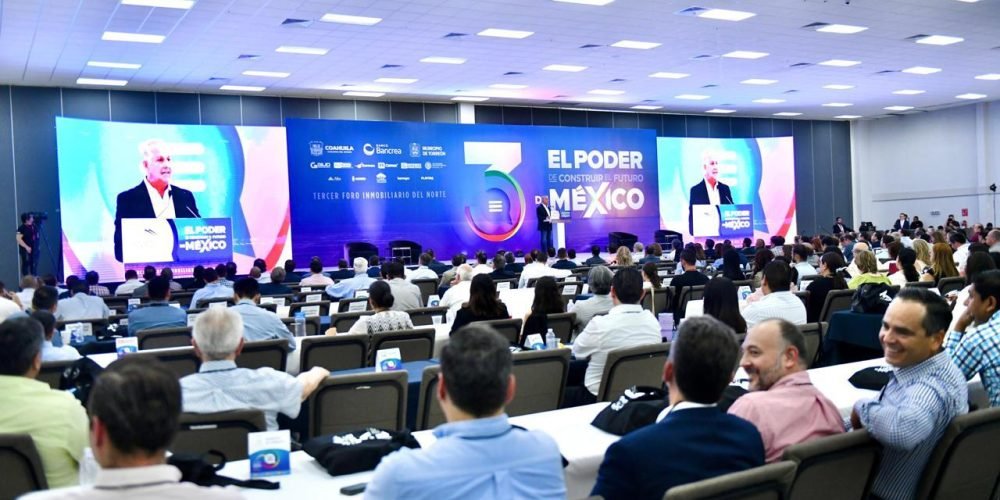 Román Alberto Cepeda González inaugura el tercer foro inmobiliario del norte 'El poder de construir el futuro de México'