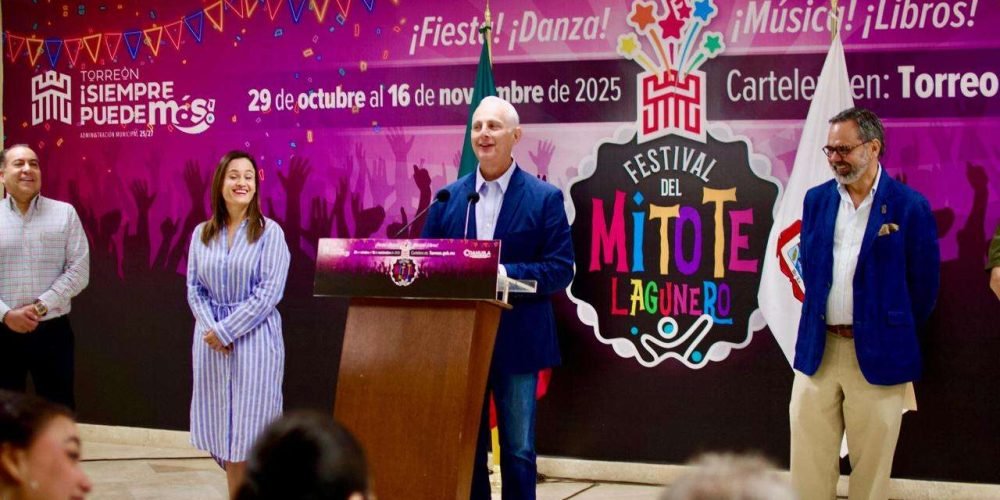 Román Alberto Cepeda González presenta el Festival del Mitote Lagunero