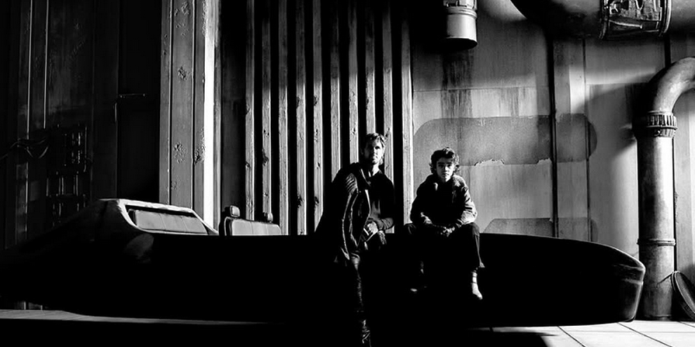 Ryan Gosling en el rodaje de Star Wars Starfighter