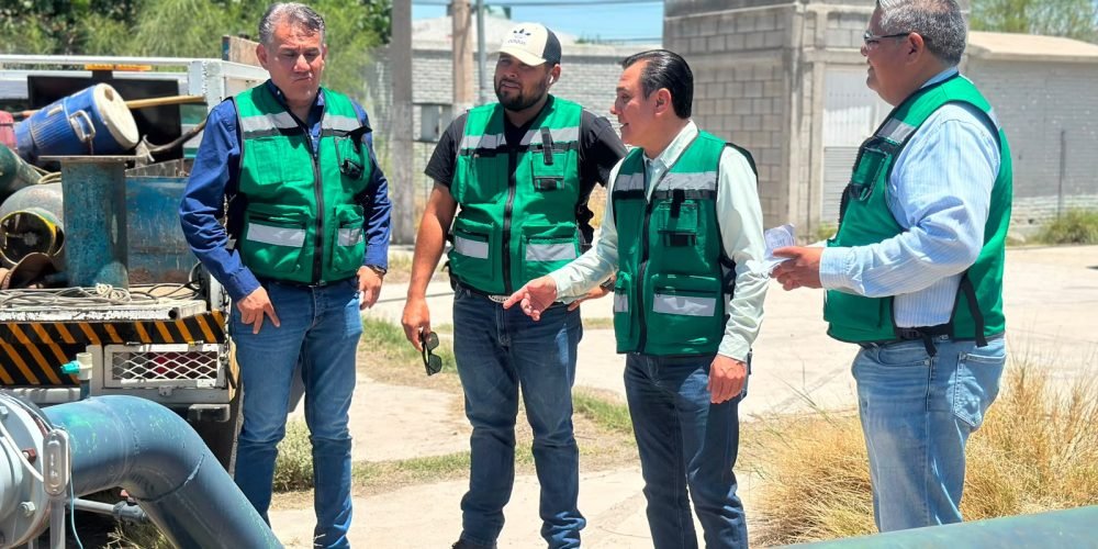 SIMAS Torreón trabaja de manera ininterrumpida en la reparación de la bomba 27R de la colonia Fidel Velázquez