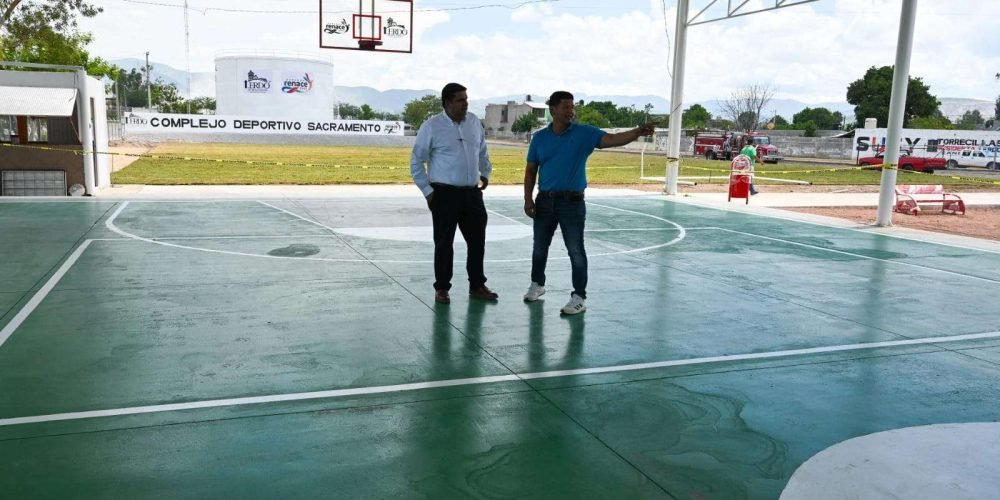 SUPERVISA HMC ÚLTIMA ETAPA DEL CENTRO DEPORTIVO SACRAMENTO