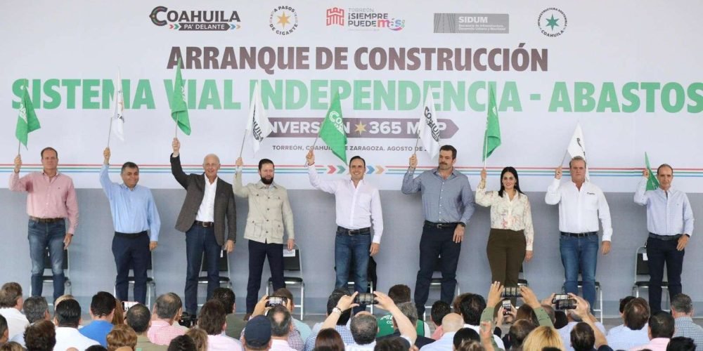 Seguimos construyendo grandes obras en Coahuila Manolo