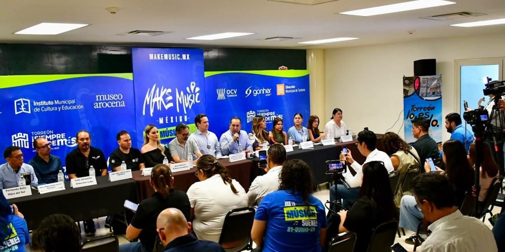 Torreón será sede del Make Music Day el próximo 21 de junio