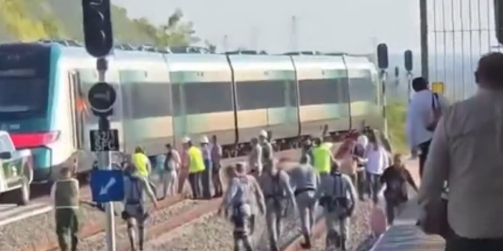 Vagón del Tren Maya sufre percance de vía en Campeche no se reportaron lesionados