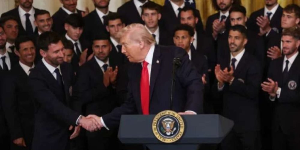 Messi y Trump