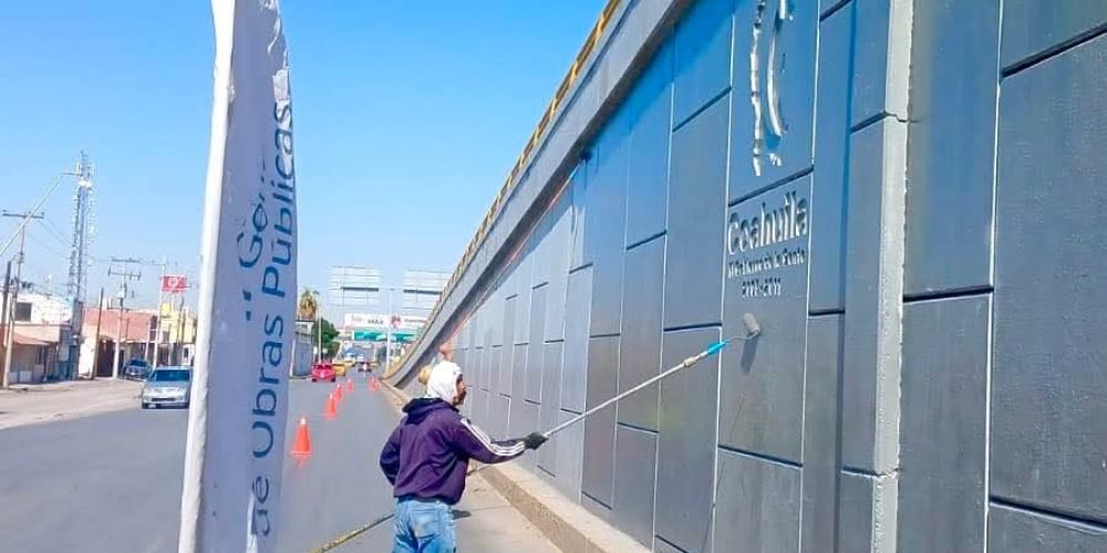 Realiza Obras Públicas mantenimiento en puentes de alta circulación