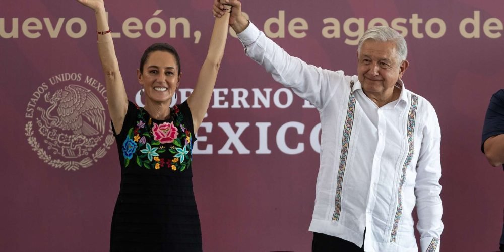 amlo-sheinbaum-cierran-gira-transicion-monterrey