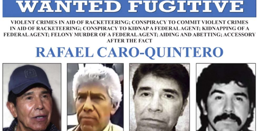 Cancelan audiencia de Caro Quintero en EE. UU. y temen posible pena de muerte