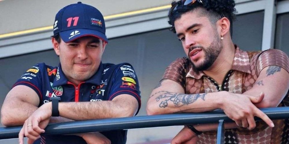 checo-perez-bad-bunny-gran-premio-mona o-2023