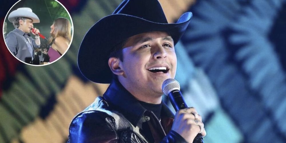 Christian Nodal genera polémica tras gesto íntimo con fan en concierto