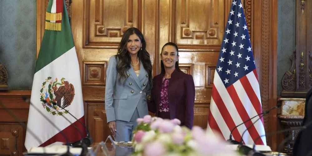 Kristi Noem en México: Seguridad y migración en Reunión con Sheinbaum