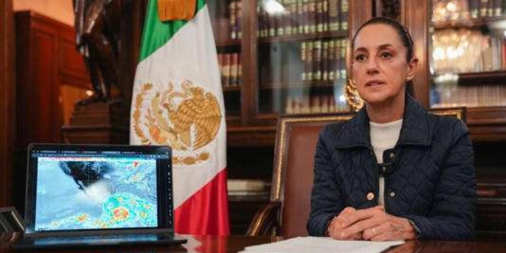 Huracán Erick categoría 3: Sheinbaum emite alerta urgente para Guerrero y Oaxaca