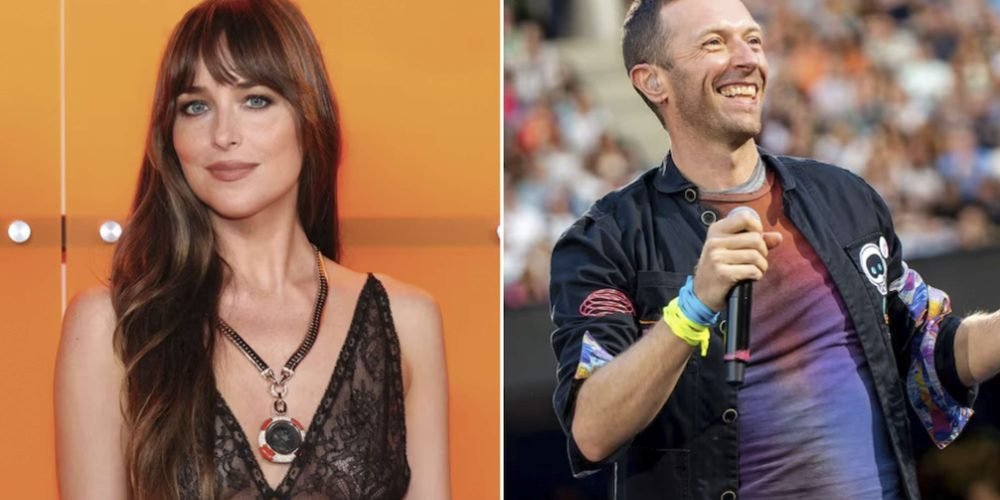 Chris Martin y Dakota Johnson