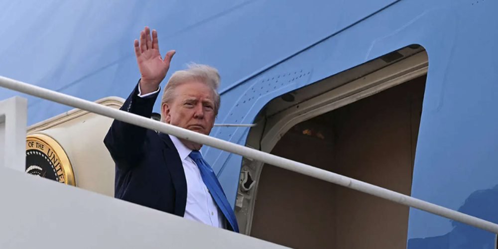 Donald Trump llega a Roma para el funeral del Papa Francisco