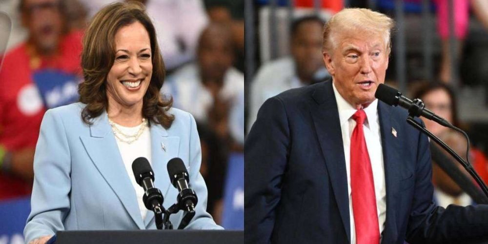 encuesta-ligera-ventaja-Kamala-Harris-Donald-Trump