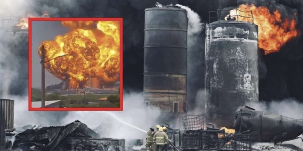 Así fue el momento exacto de la explosión en Cadereyta, Nuevo Léon