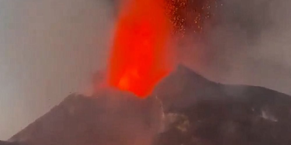 erupción volcán Etna