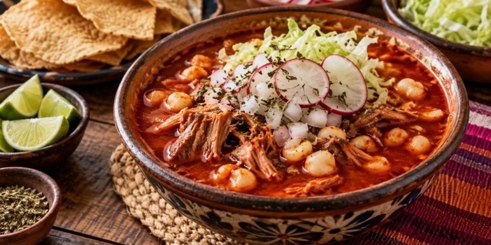 Salsa para pozole rojo