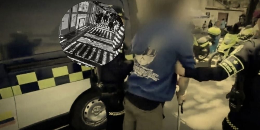 Pelea vendedores ambulantes Bogotá