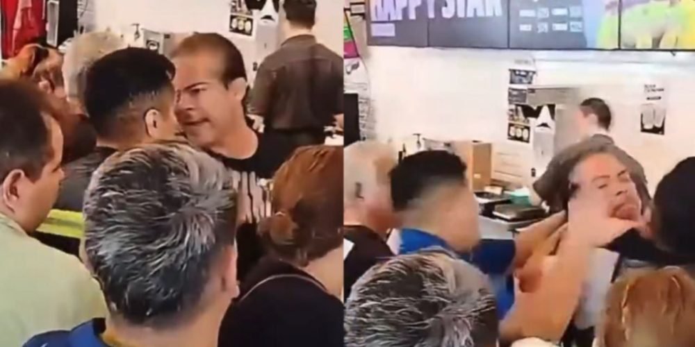 Pelea Carl's Jr. promoción