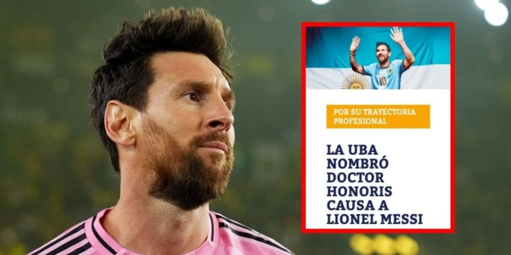 Lionel Messi doctor honoris causa