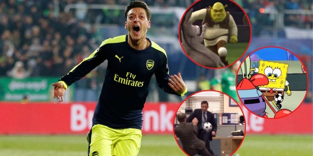 gol de Mesut Özil IA