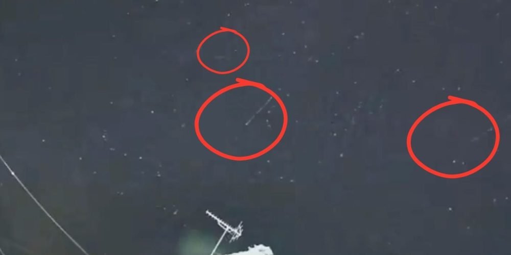 Luces misteriosas en el cielo