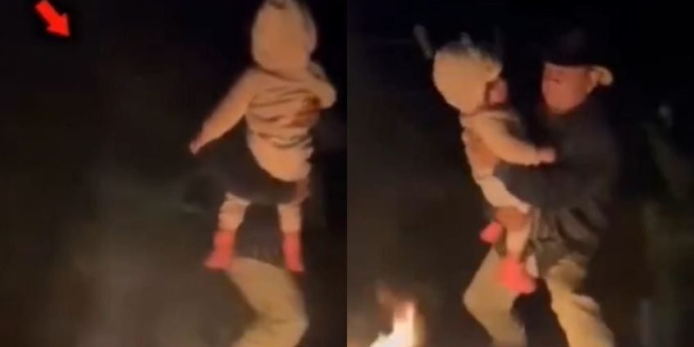 viral redes bebe y hombre