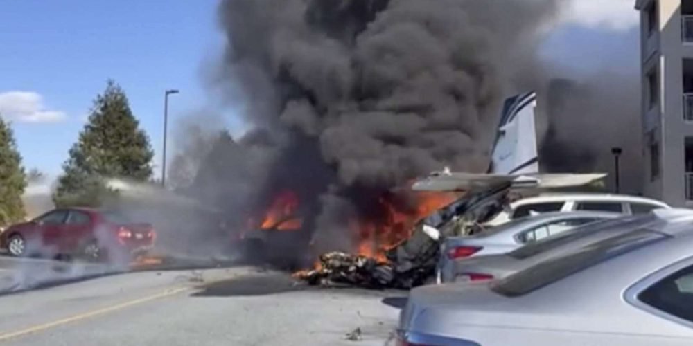 Video muestra las impactantes secuelas del accidente aéreo en Pensilvania